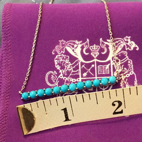 NWT Gemporia Natural Cabochon Natural Robbins Egg Turquoise Necklace - Picture 10 of 15